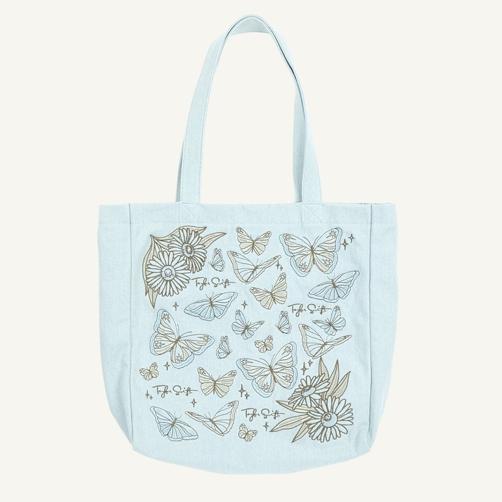 Never used Debut Butterfly Embroidered Taylor Swift Tote Bag